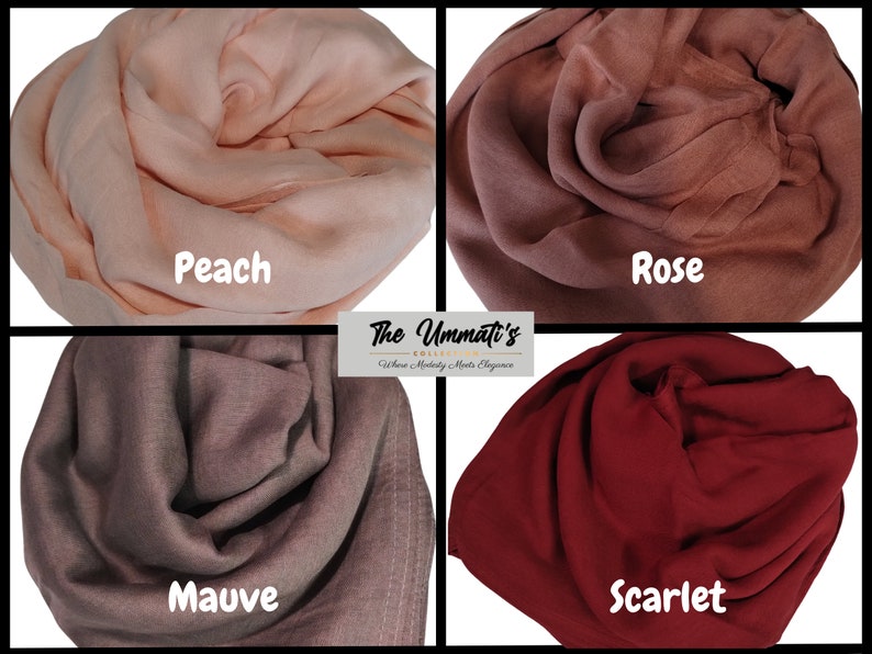 Premium Modal Hijab/ Modal Hijab/ Plain ModalHijab image 5