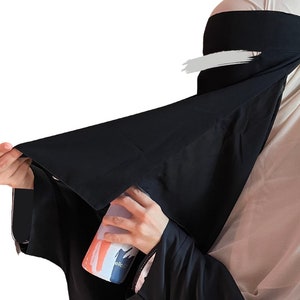 Eating Niqab (No Pinch) - Black