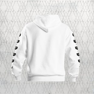 White P.W.A Hoodie Design image 2