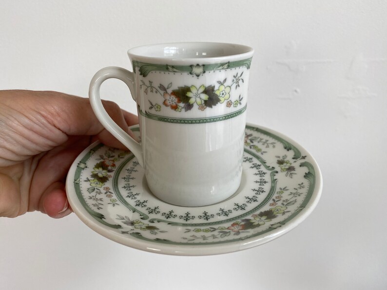 Royal Doulton Fine China Provencal Cup Saucer Creamer Sugar Bowl Coffee