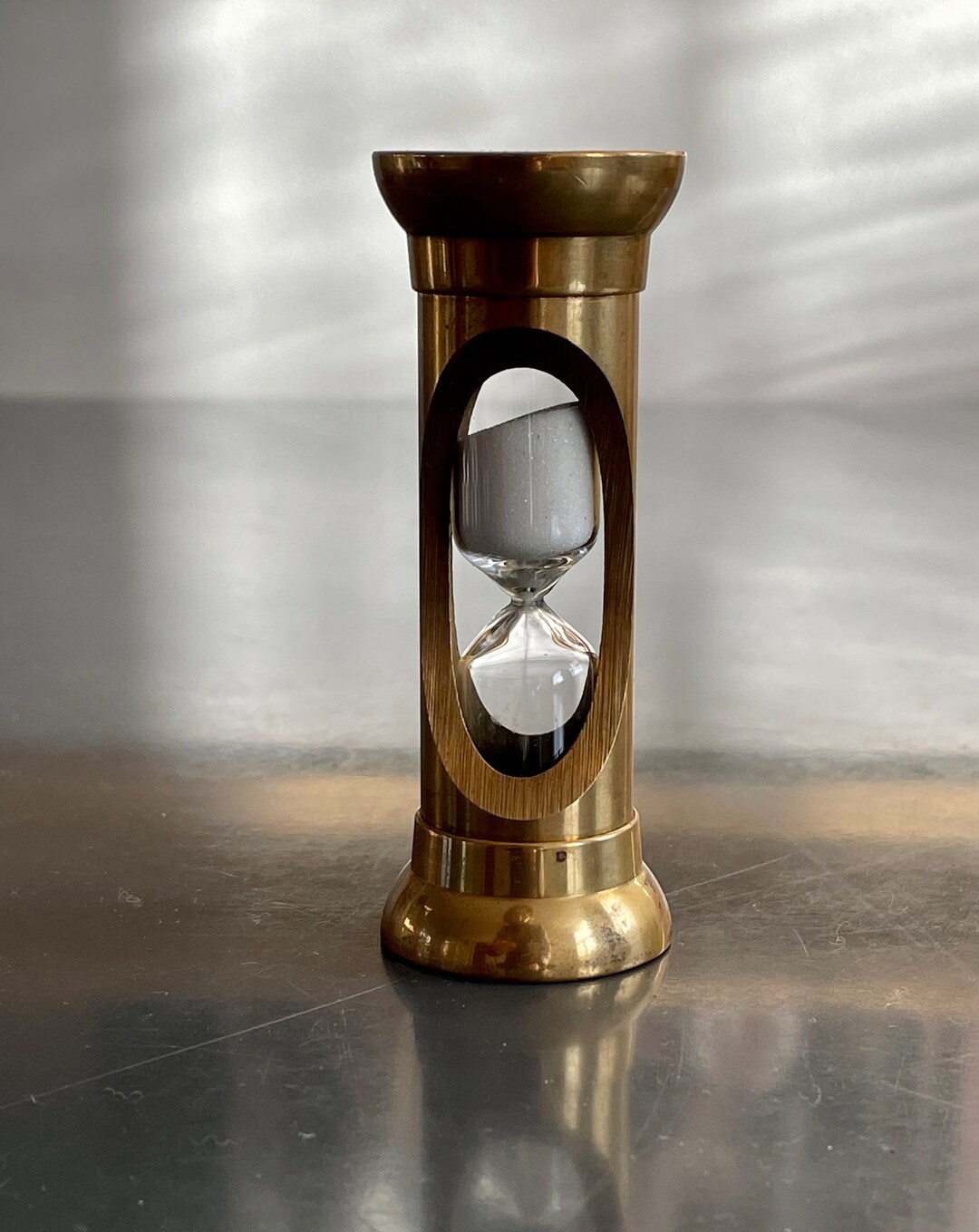 4 Minutes Bronze Hour Glass White Sand Timer Hour Glass Etsy UK