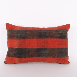 Hemp Kilim Pillow, Wool Pillow Cover, Turkish Kilim Pillow, Hemp Handwoven Kilim Pillow, Decorative Pillow, Throw Pillow, Hemp Pillow