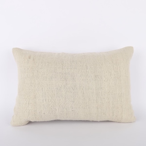 Turkish Kilim Pillow, Hemp Kilim Pillow, 16x24 Pillow Case, Handmade Tribal Pillow, Wool Pillow, Kilim Cushion Cover, Home Decor, Pillow