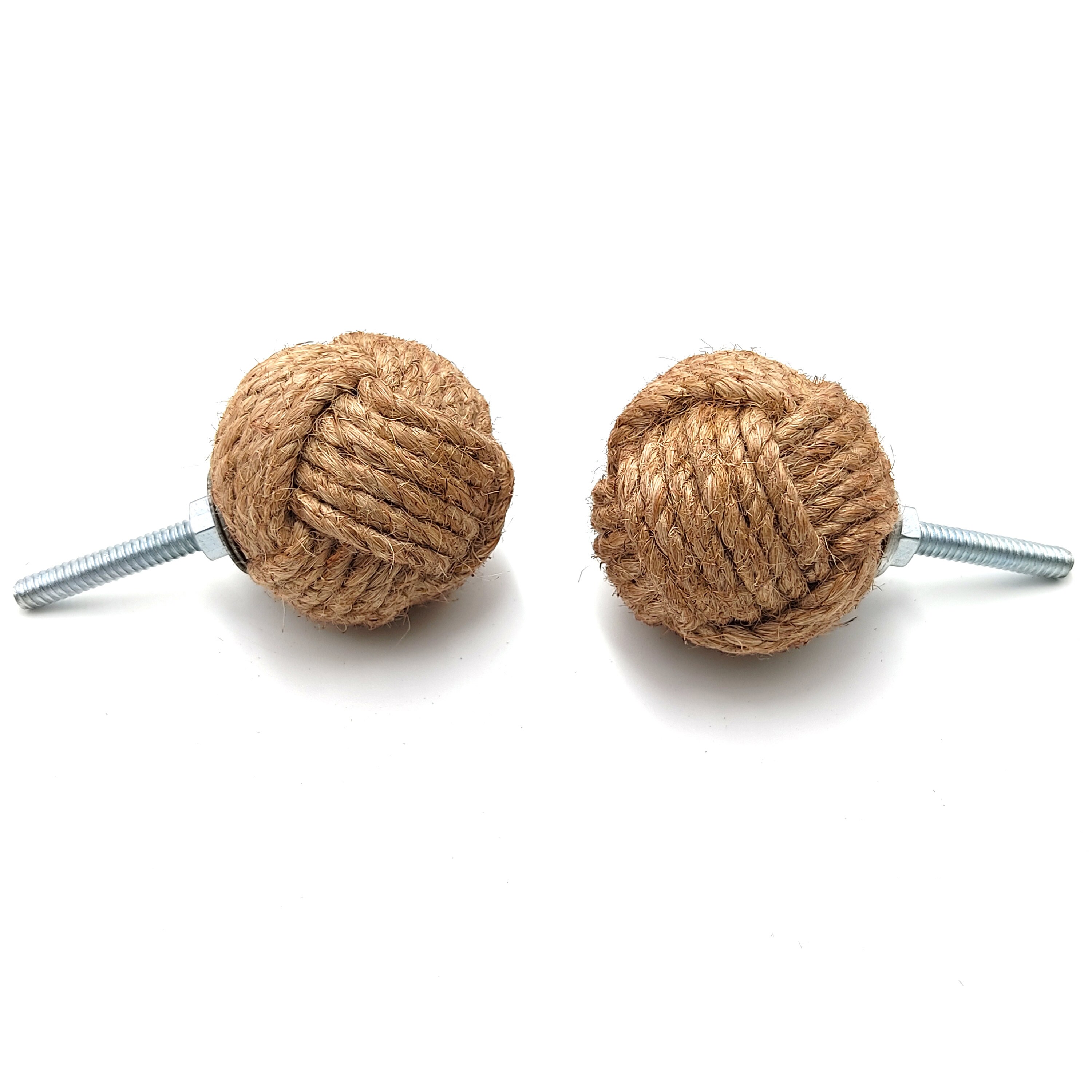 Wintten's Set of 8 Jute Rope Knot Door Knobs/drawer Pulls Etsy UK