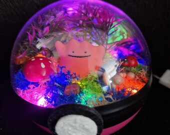 Pokemon Terrario 10 cm Ditto LED