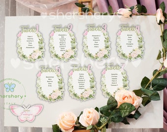 Tableau battesimo, idea tableau comunione bambina, tema farfalle battesimo, tableau matrimonio, tableau fai da te battesimo