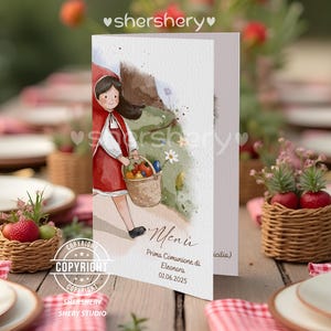 Menu Libro personalizzato, Menù da appoggiare al centro della tavola, menu ristorante, menù compleanno, menu Prima comunione, menu cresima