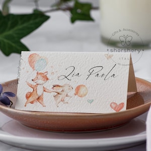 Segnaposto Battesimo Bimba - 50 Pezzi, Orsetto Rosa, Per Tavolo Compleanno, Comunione - Foto 10