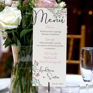 Menu Matrimonio, menu comunione, menu alla carta, menu personalizzato, menu ricevimento, menu battesimo, menu primavera, menu battesimo