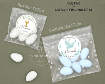 Bustine porta confetti FAI DA TE, Bustine confetti con etichette personalizzate, bomboniera Fai da te, etsy bomboniere, bomboniere low cost