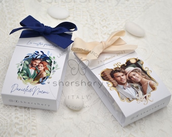 Nozze bomboniere da huwelijksfeest en regali voor gli invitati, confetti bags, wedding confetti, face confetti