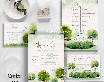 partecipazioni matrimonio, partecipazioni matrimonio originali online, esempi originali inviti matrimonio, Coordinato di matrimonio