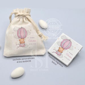 Porta Konfetti FAI DA TE, Porta Konfetti Battesimo, Battesimo Bambino, Porta Konfetti Compleanno, Battesimo Bambina