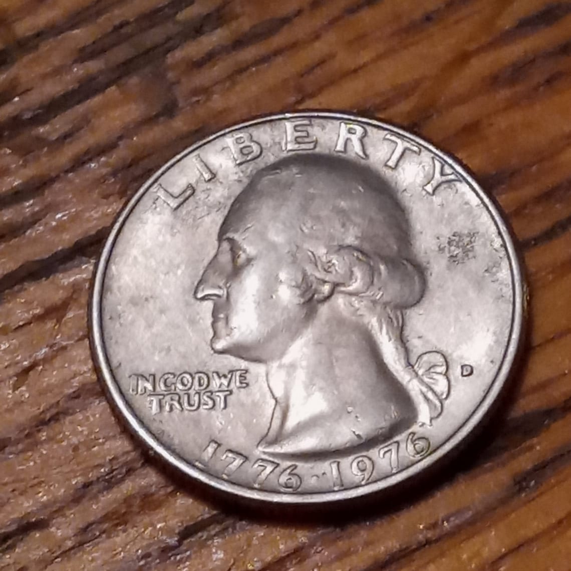 How Much Is The 1776 To 1976 Quarter Worth 1776-1976 Bicentennial quarter with D mint marker | Etsy