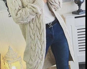 baggy sleeve cardigan