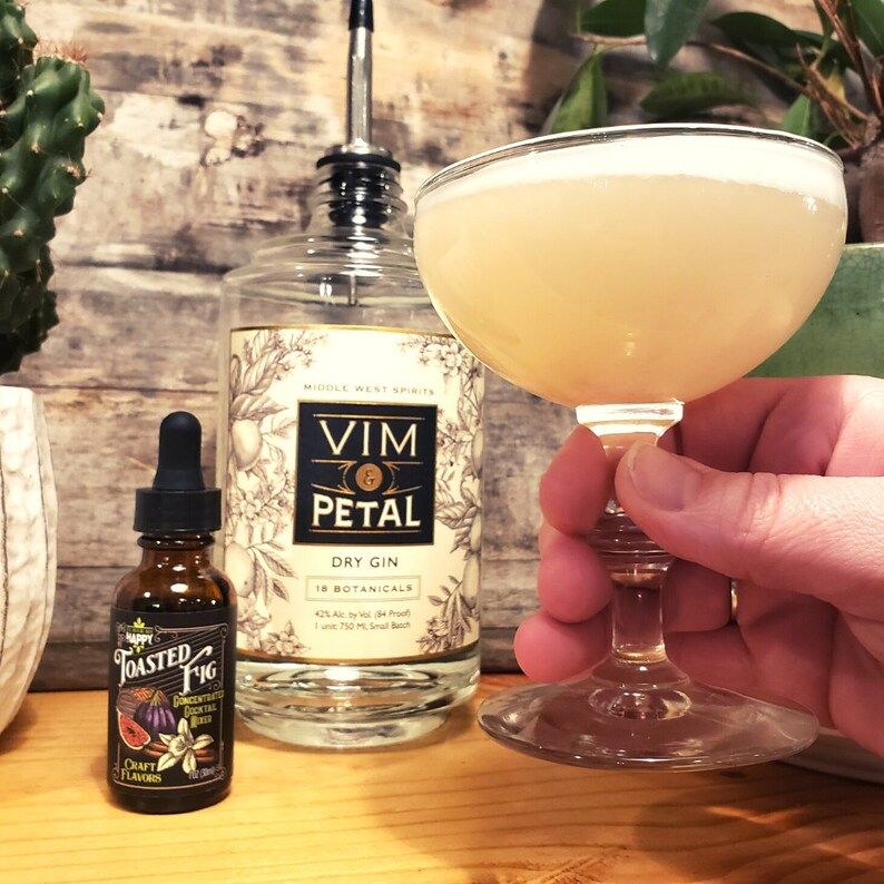 Concentrated Craft Cocktail Mixer Toasted Fig 0 Sugar 40 Servings Use