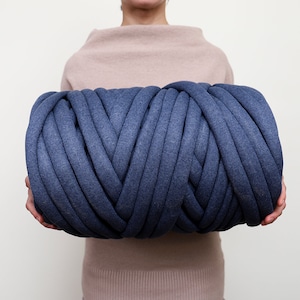 Chunky Baumwollstrickgarn, Armstrickgarn, Superbulky, 0,45kg