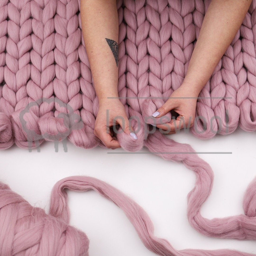 Buy Ball 0,45 Kg 1,0 Lbs, 100% Merino Wool Yarn, SALE! Wool Giant  Chunky Yarn for Chunky Knit, DIY Gift for Mother Online in India