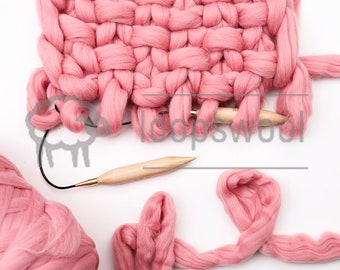 1 ball = 3,63 kg = 8,0 lbs, 100% merino wool, Thick merino yarn, DIY Arm knitting yarn, High quality chunky yarn, Giant knitting, Bulky yarn