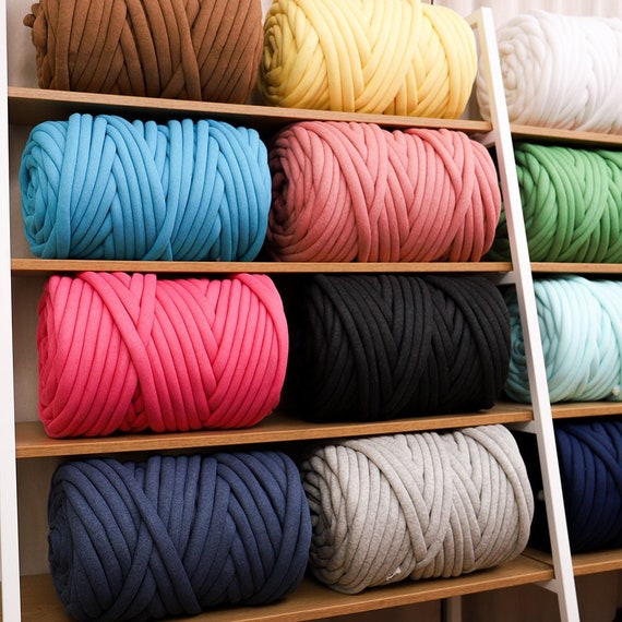 COTTON Yarn 1 Ball 2 Kg 100 M Not Shedding Washable Tube Anti allergic Giant Chunky Yarn Arm Knitting Yarn Super Sock Jumbo Yarn Etsy