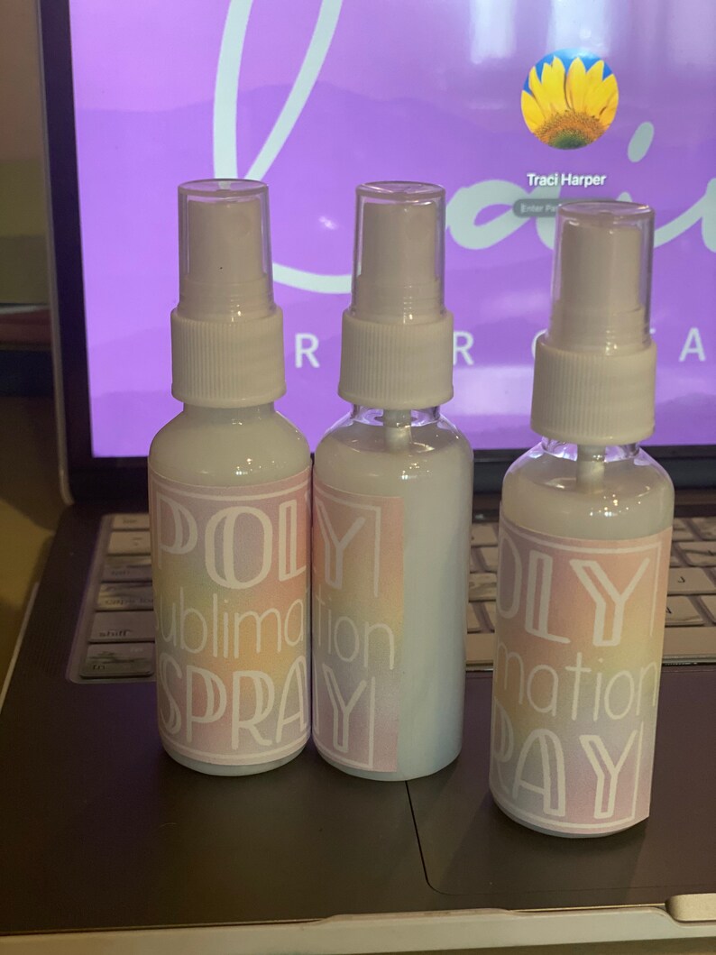 Poly sublimation spray Etsy