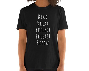 Read Tee - Read Relax Repeat Comfy Tee