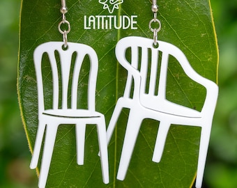 Puerto Rico Earrings | DTMF Earrings | PR Earrings | Bad Bunny Earrings | Chair Earrings | Conejo Malo | Boricua | Bad Bunny New Album Merch