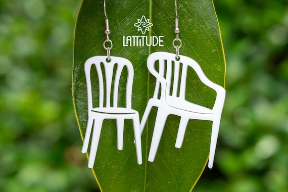 Puerto Rico Earrings | DTMF Earrings | PR Earrings | Bad Bunny Earrings | Chair Earrings | Conejo Malo | Boricua | Bad Bunny New Album Merch