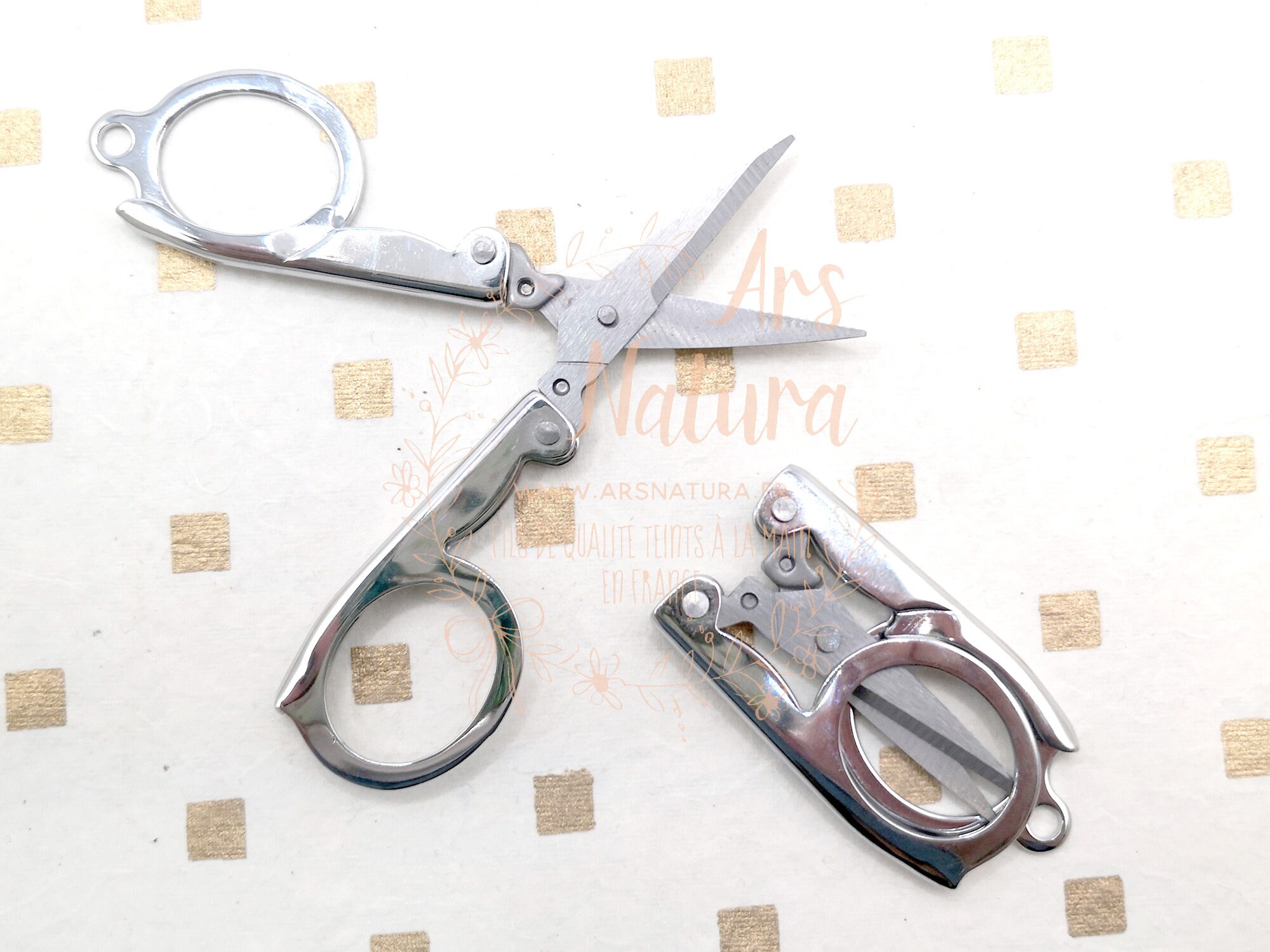 Stainless Steel Folding Scissors, 4 Inch/10cm Mini Small Paper Scissors  Portable Foldable Travel Scissors Metal Scissors For Paper Craft,  Sewing4pcs