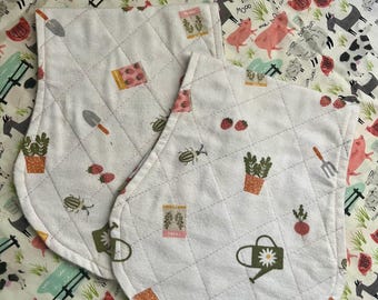 Garden Theme Burp Cloths (2 pack)