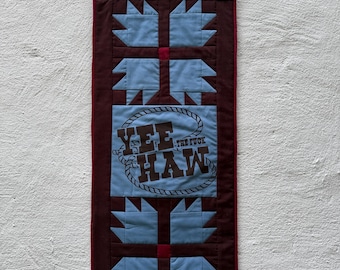 Yea Haw Quilted Wall Hanging