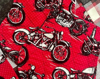 Motorcycle Theme Burp Cloths (3 pack)