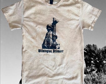 Wilmington, Delaware Cemetery T-Shirt - Naturally Dyed