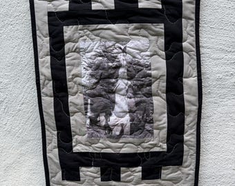 Cemetery Photo Quilted Wall Hanging