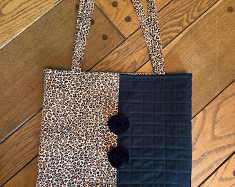 Leopard Clown Tote Bag