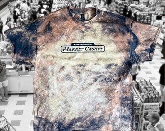 XL / Market Casket Bleach Dyed T Shirt