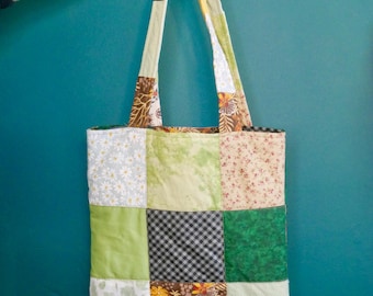 Patchwork Quilted Tote