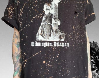 Distressed Wilmington Delaware Cemetery T Shirt
