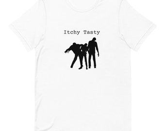 Itchy Tasty Zombie T-Shirt: Video Game Inspired Gamer Tee