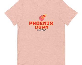 Final Fantasy Inspired - Phoenix Down Recovery T-Shirt - Pure Cotton - Video Game Lovers Shirt