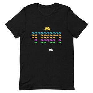 Retro Video Game Shooter T-Shirt - Comfortable Unisex Shirt - Video Game Inspired - 1980s Vintage Shirt
