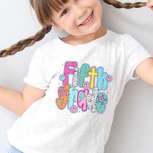 Custom Fifth Grade Shirt, First Day of School Shirt, Back To School Shirt, 5th Grade Kids Shirt, Fifth Grade Tee, Fifth Grade Teacher Shirt