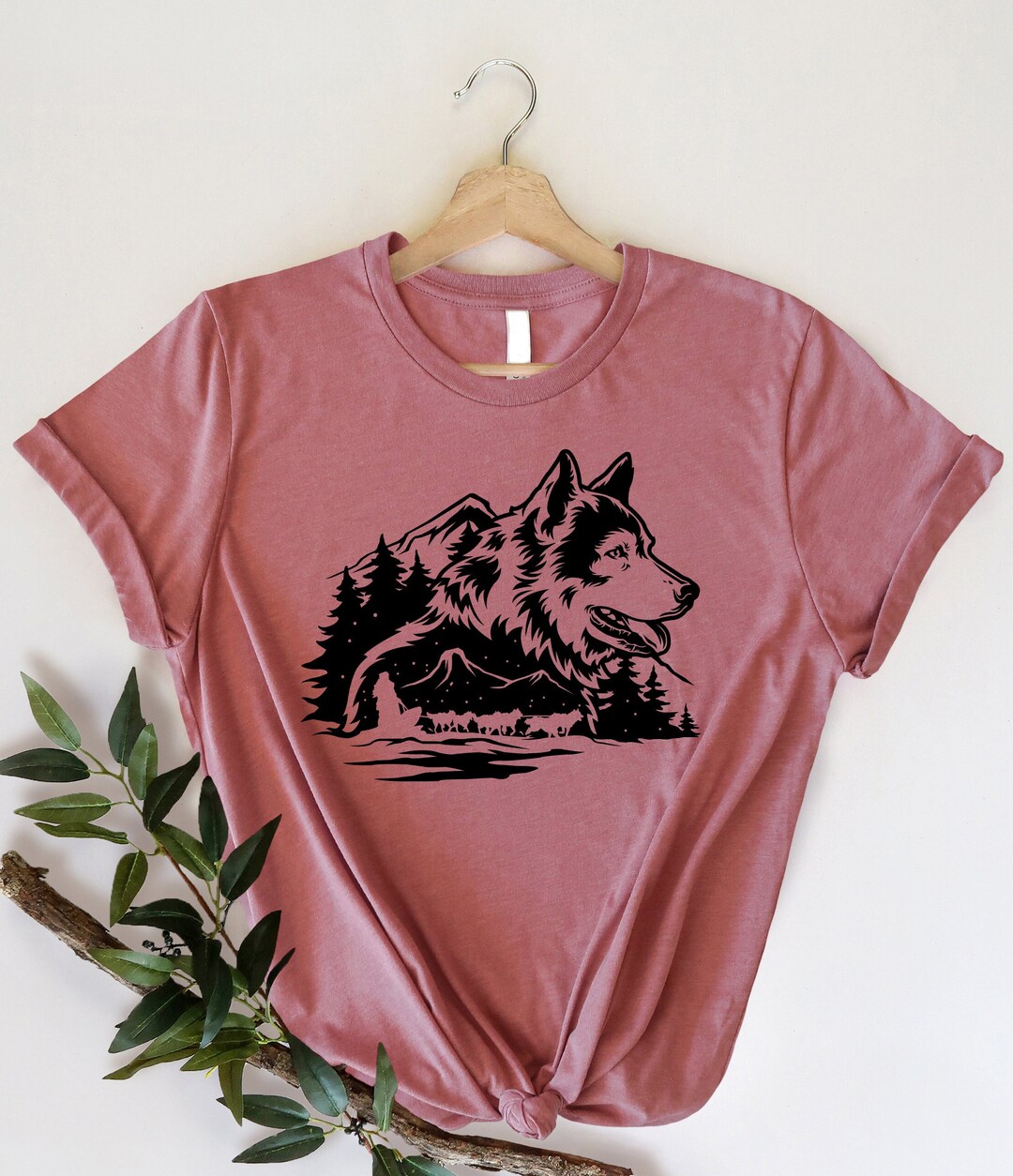 Wolf Shirt Siberian Husky Husky Dog Animal Shirt Husky Etsy