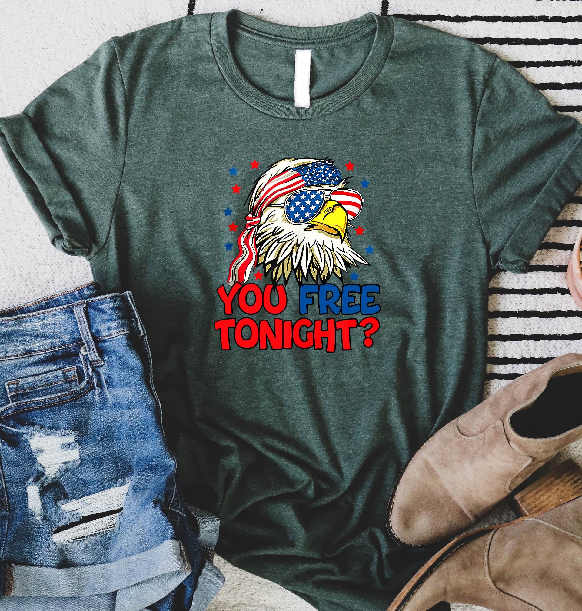 Eagle You Free Tonight Shirt, 4th July Shirt, Fourth of July