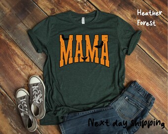 Chemise maman Halloween, chemise maman chauve-souris, chemise Halloween maman, chemise maman, chemise Halloween, chemise maman Halloween, sweat-shirt Halloween