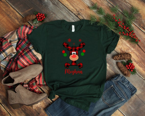 Plaid Deer Shirts Plaid Deer Sweatshirt 