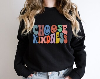 Choose Kindness Shirt, Be Kind Shirt, Choose Kindness Sweatshirt, Smiley Face Shirt, Trendy Shirt, Aesthetic Shirt, Positive Shirt