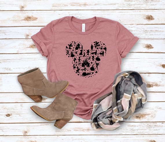 Disney Vacation T-Shirt, Vacation Shirt, Disney Shirt, Family Disney Tee, Couple Shirts,Silhouette Shirt, Gift For Her, Mickey Shirt