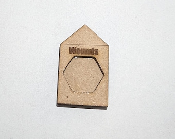 Wound marker for wargames