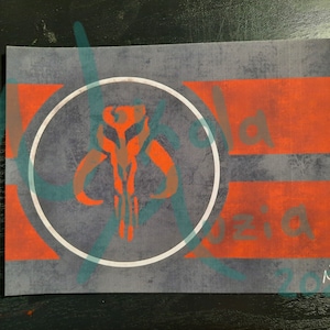 Mandalorian Flagge Druck